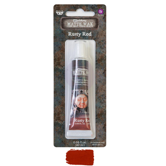 art alchemy Matte Wax - Rusty Red