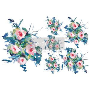 reDesign with Prima H2O Transfers - Expressive Blooms
