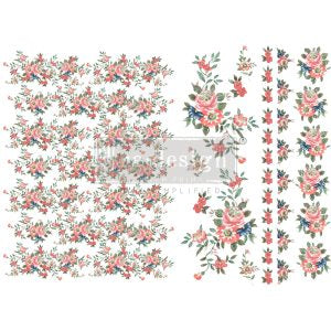 reDesign with Prima H2O Transfers - Gorgeous Flora