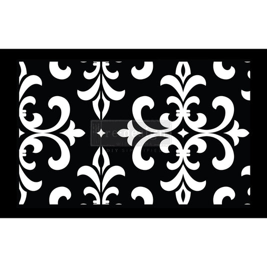 Stick and Style Stencil: Modern Damask