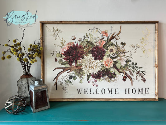Rustic Welcome Home Sign Workshop